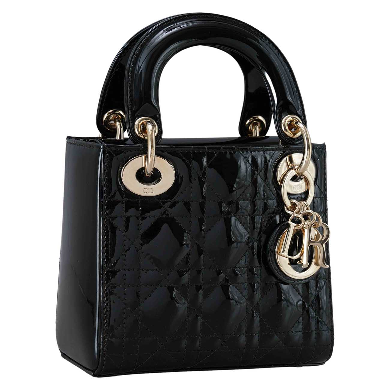 CHRISTIAN DIOR(USED)크리스찬디올 레이디디올 페이던트 미니백